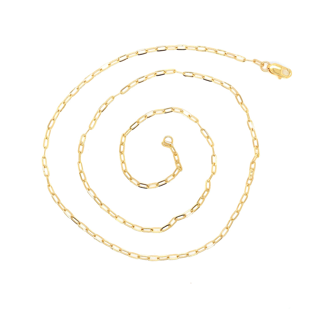 22K YG Link Chain-1pc