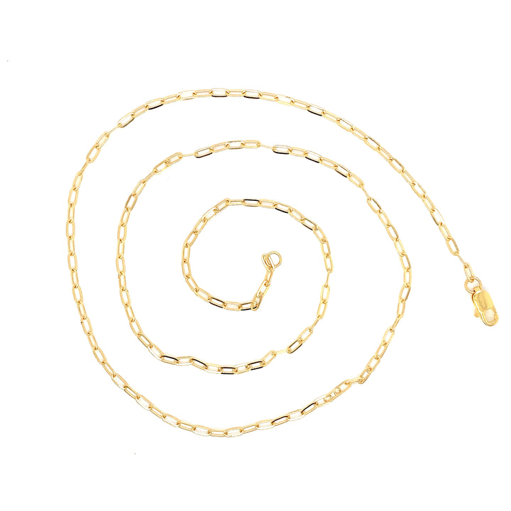 22K YG Link Chain-1pc
