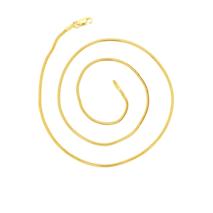 22K YG Box Chain-1pc
