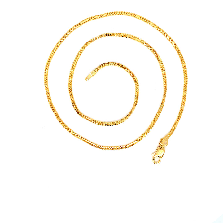 22K YG Fancy Chain-1pc