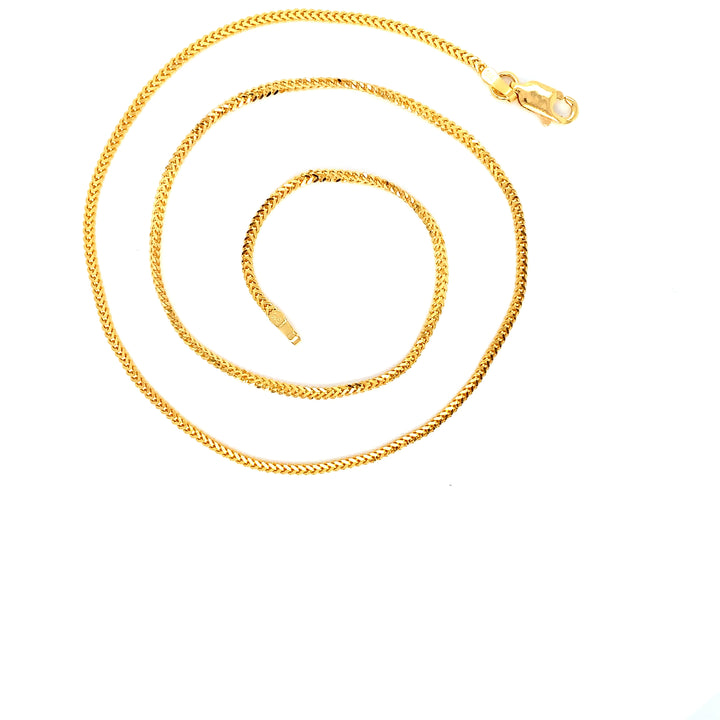 22K YG Fancy Chain-1pc