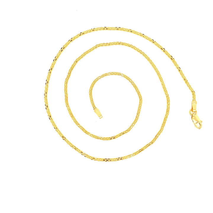 22K YG Fancy Chain-1pc