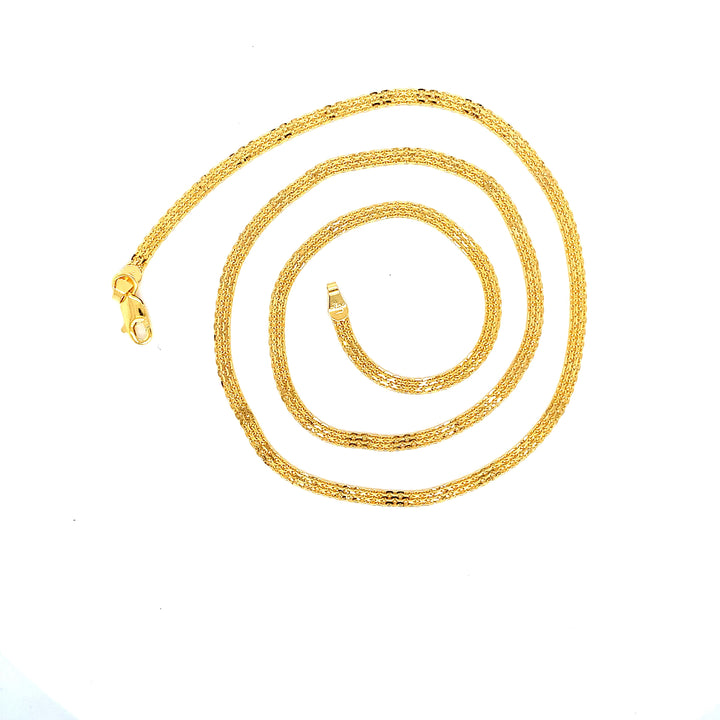 22K YG Fancy Chain-1pc