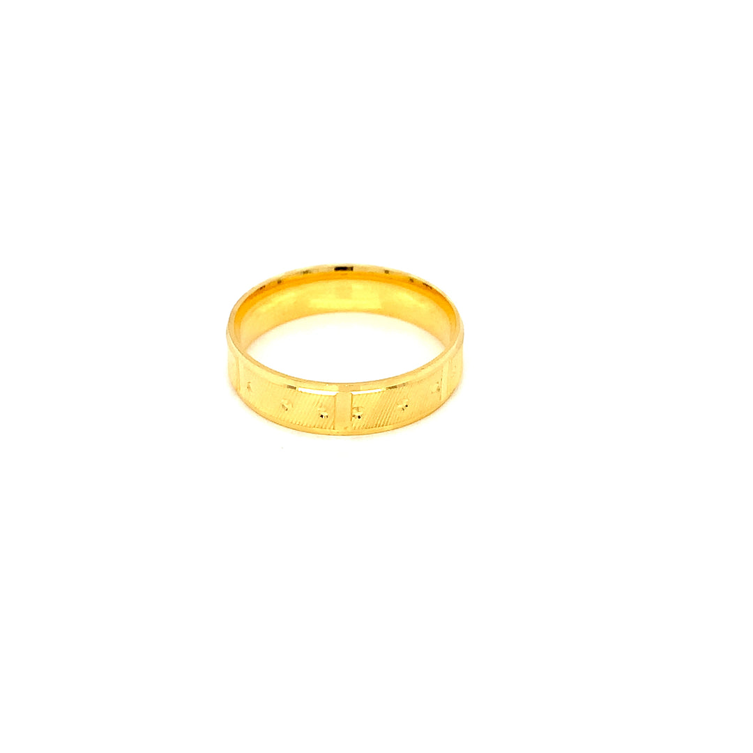 22K YG Fancy Ring-1pc