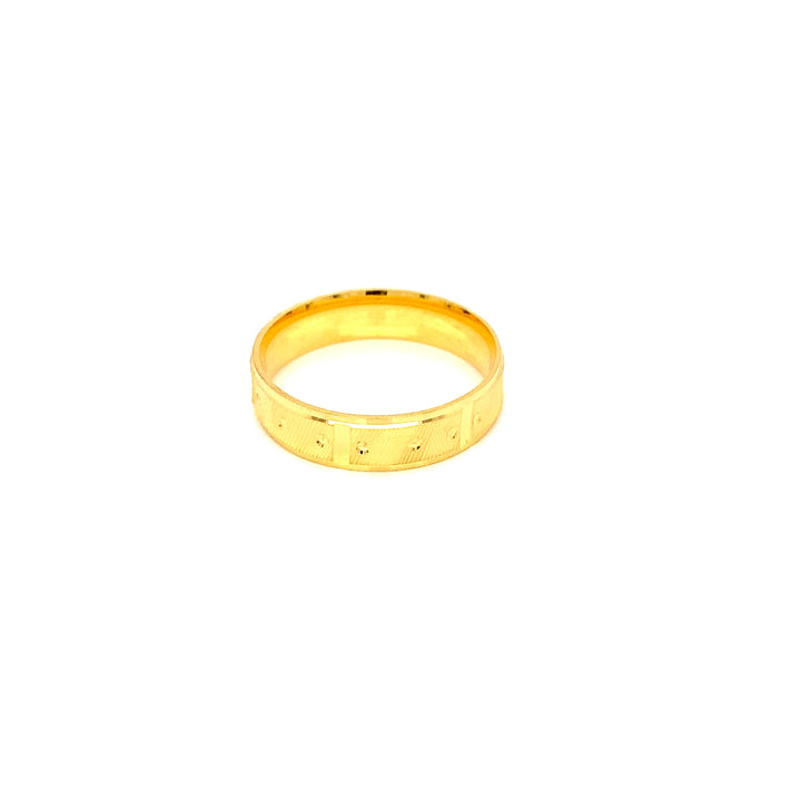 22K YG Fancy Ring-1pc