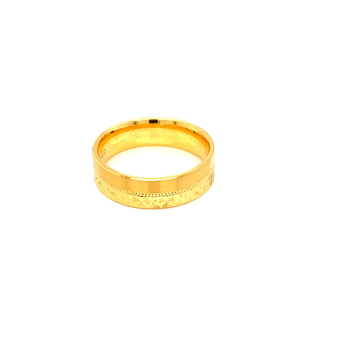 22K YG Fancy Ring-1pc