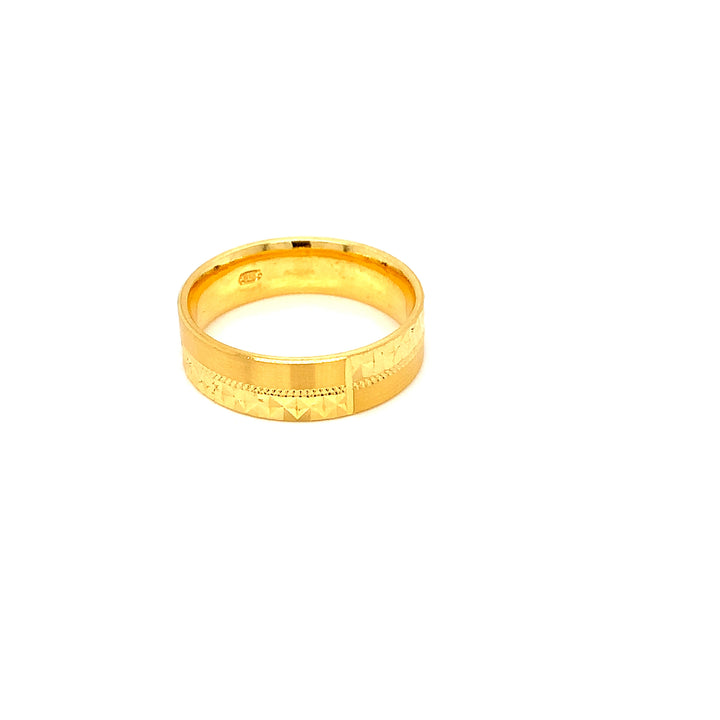 22K YG Fancy Ring-1pc