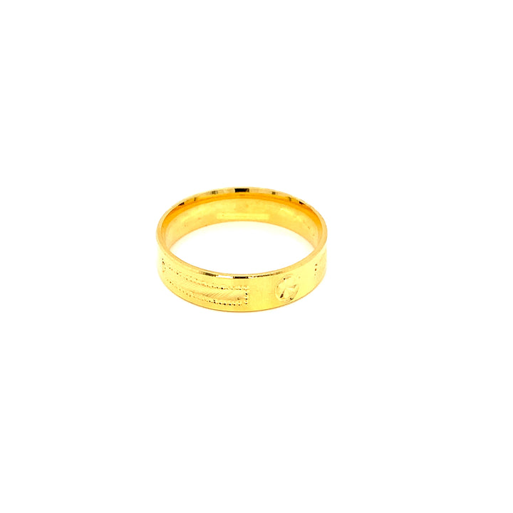 22K YG Fancy Ring-1pc