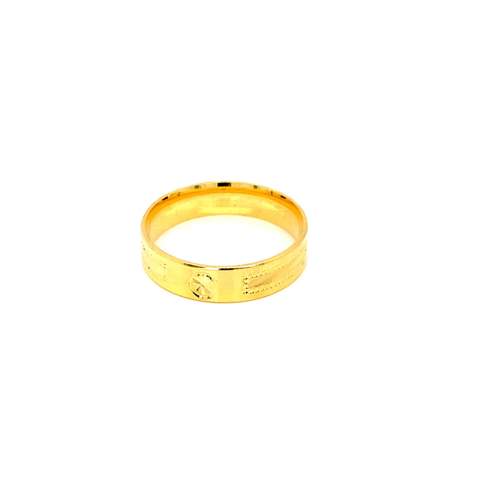 22K YG Fancy Ring-1pc