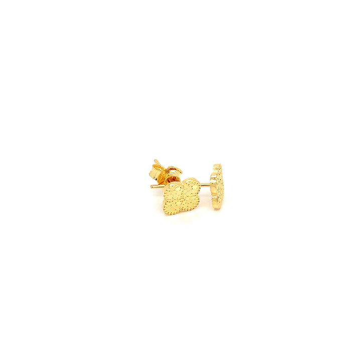 22K YG Fancy Stud Earring-1pair