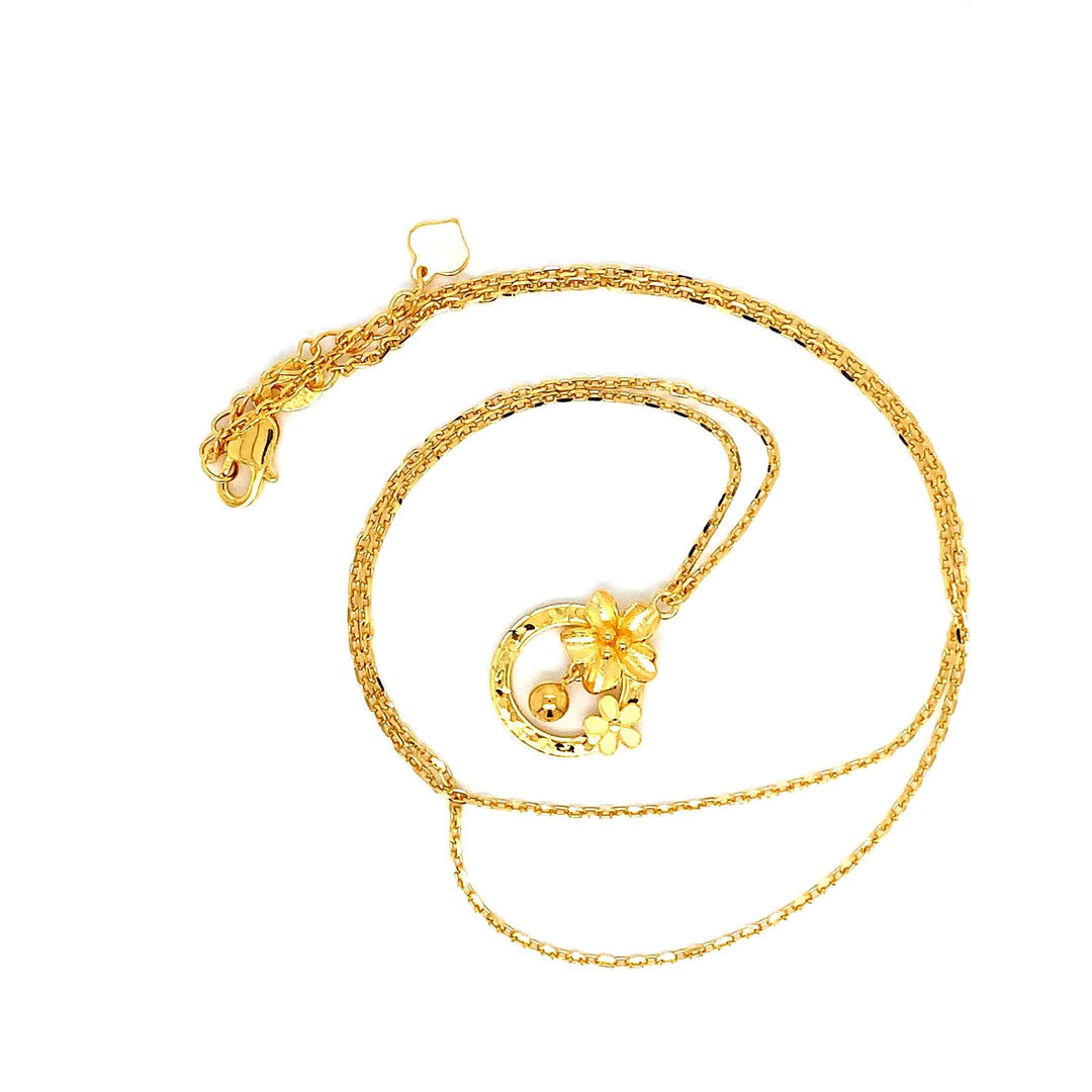 22K YG Fancy Necklace-1pc