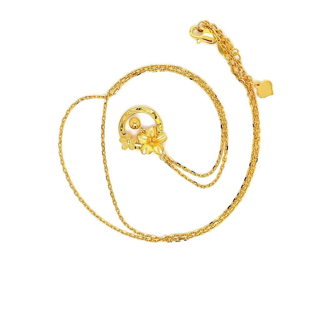 22K YG Fancy Necklace-1pc