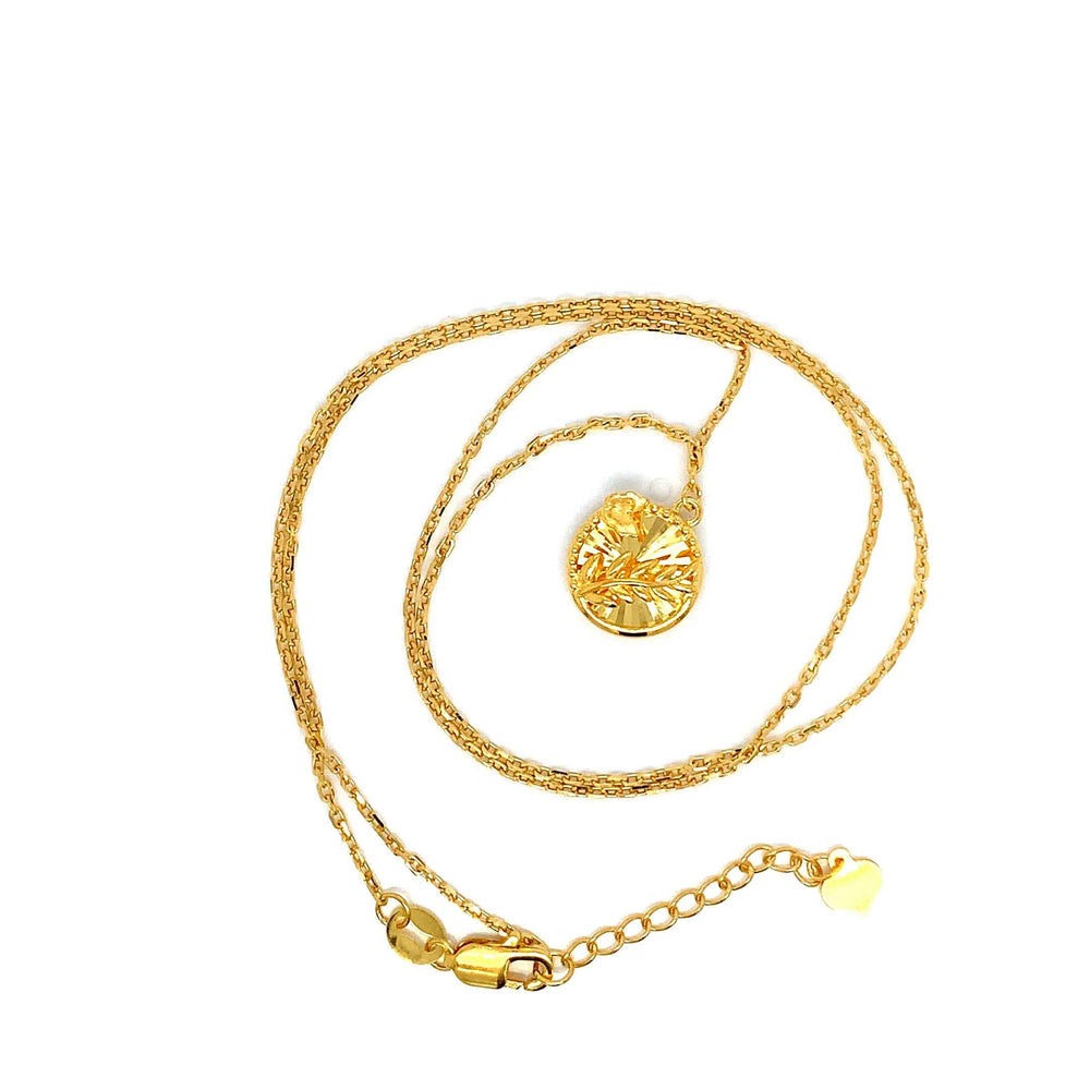 22K YG Fancy Necklace-1pc
