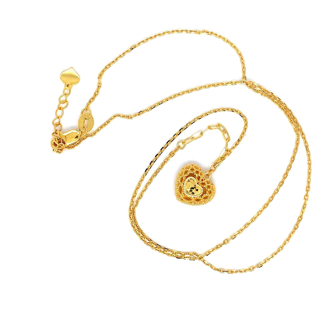 22K YG Fancy Necklace-1pc