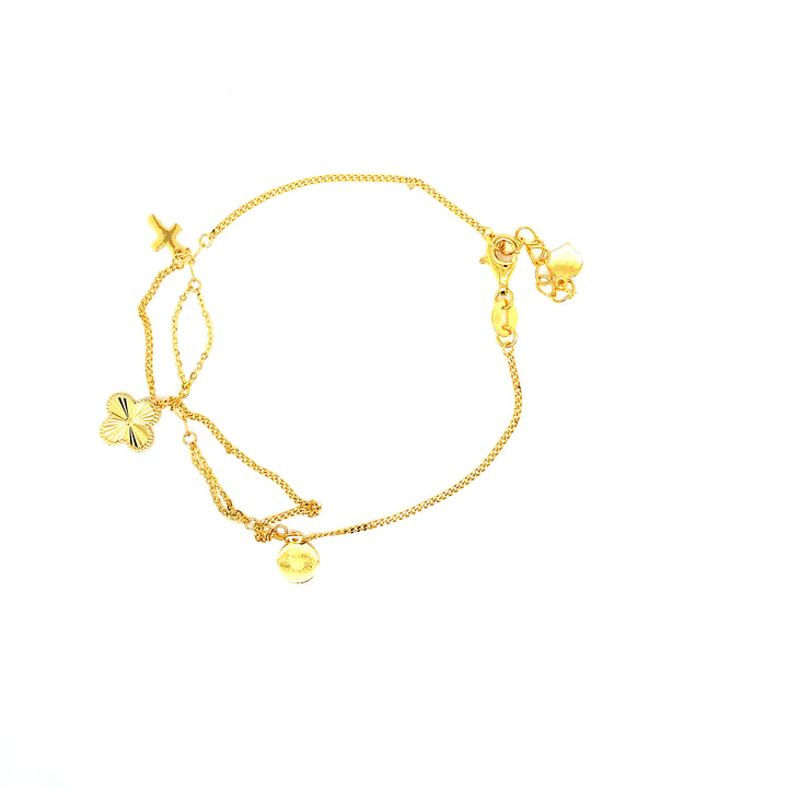 22K YG Fancy Bracelet-1pc
