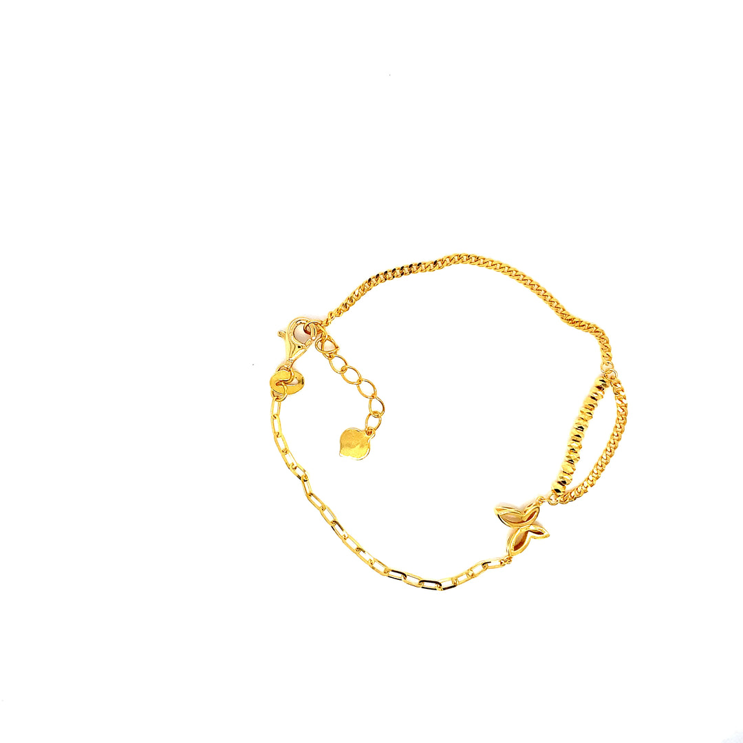22K YG Fancy Bracelet-1pc