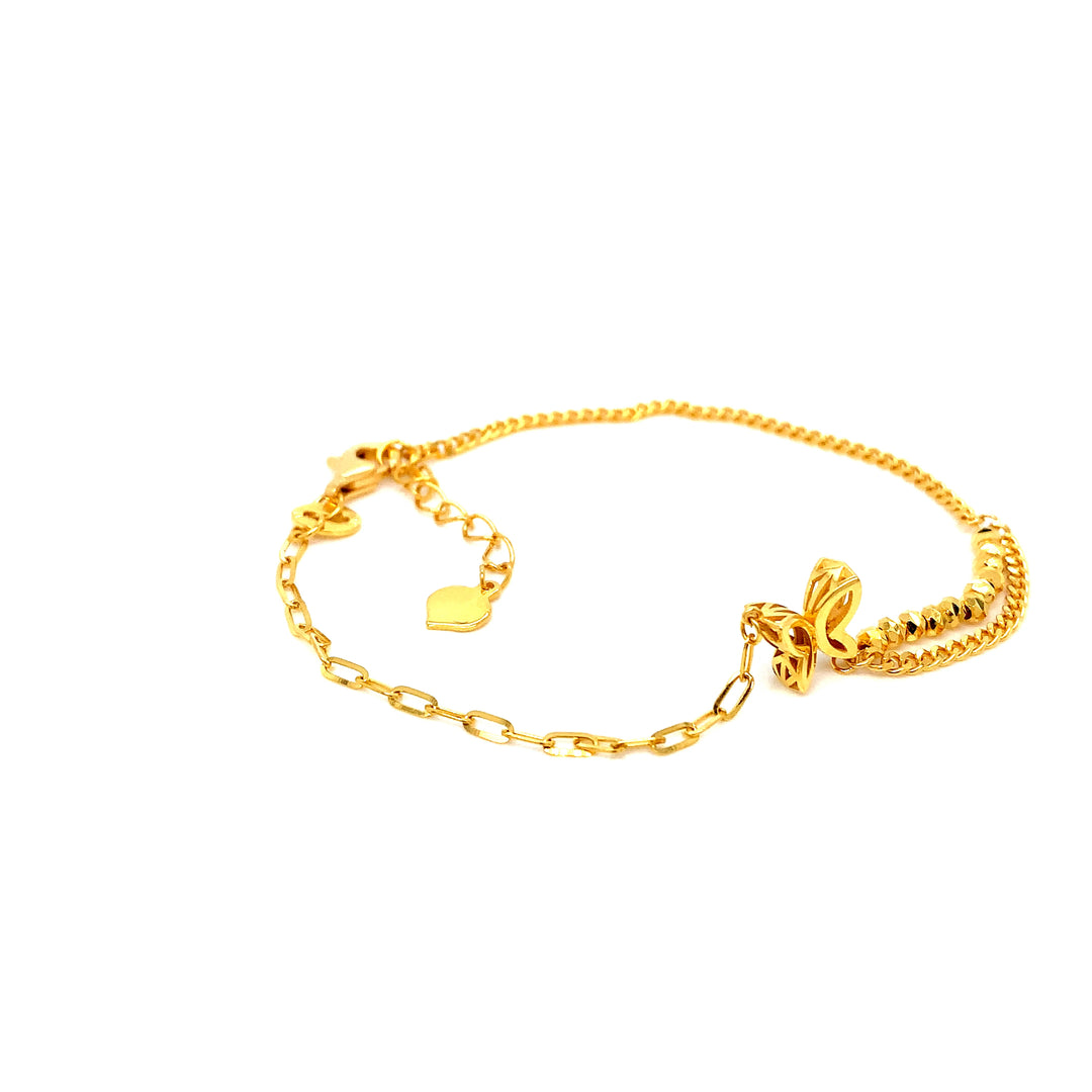 22K YG Fancy Bracelet-1pc