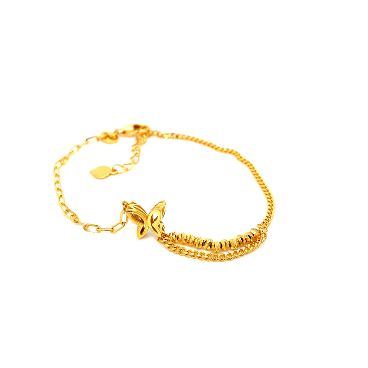 22K YG Fancy Bracelet-1pc