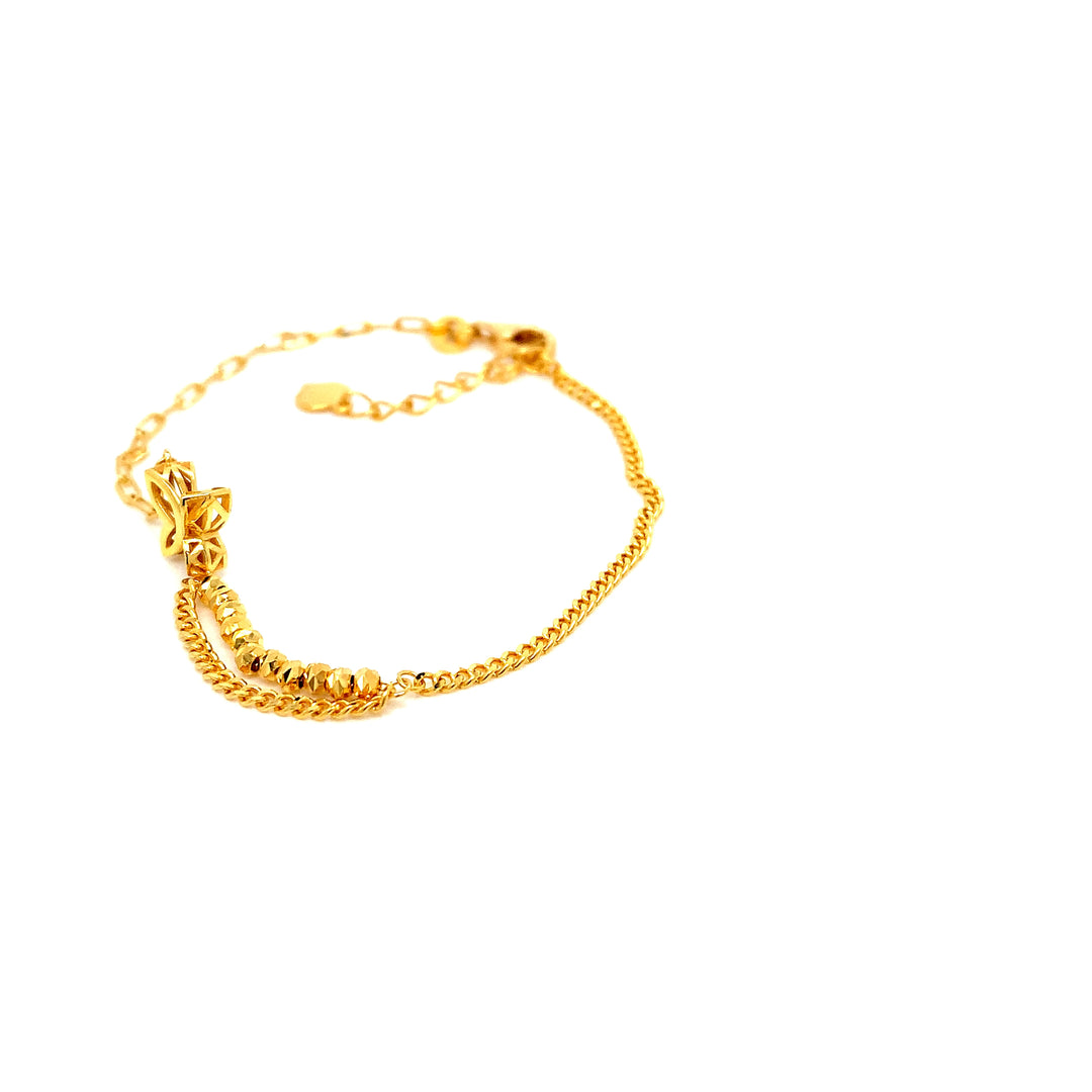 22K YG Fancy Bracelet-1pc
