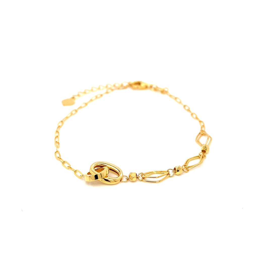 22K YG Fancy Bracelet-1pc
