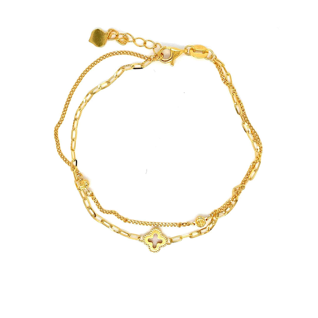 22K YG Fancy Bracelet-1pc