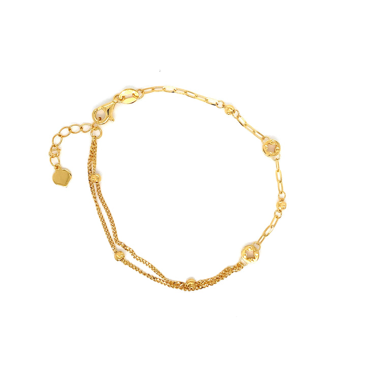 22K YG Fancy Bracelet-1pc