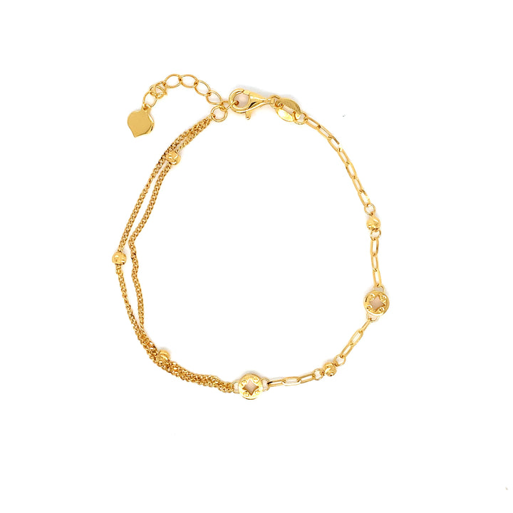 22K YG Fancy Bracelet-1pc