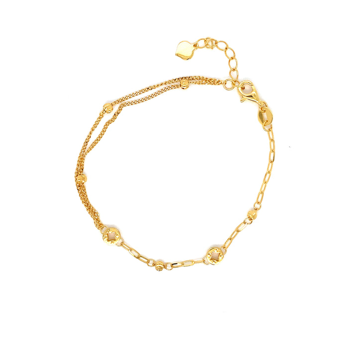 22K YG Fancy Bracelet-1pc