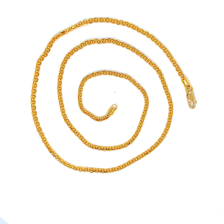 22K YG Fancy Chain-1pc