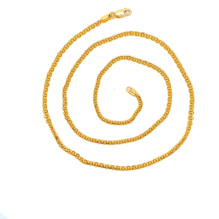 22K YG Fancy Chain-1pc