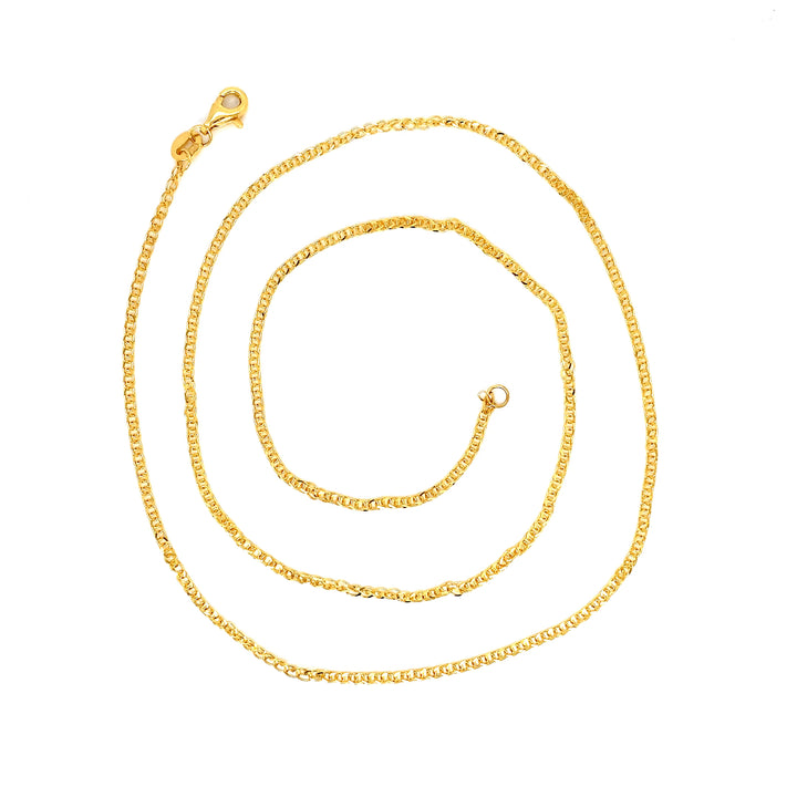 22K YG Fancy Chain-1pc