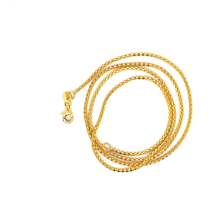 22K YG Fancy Chain-1pc