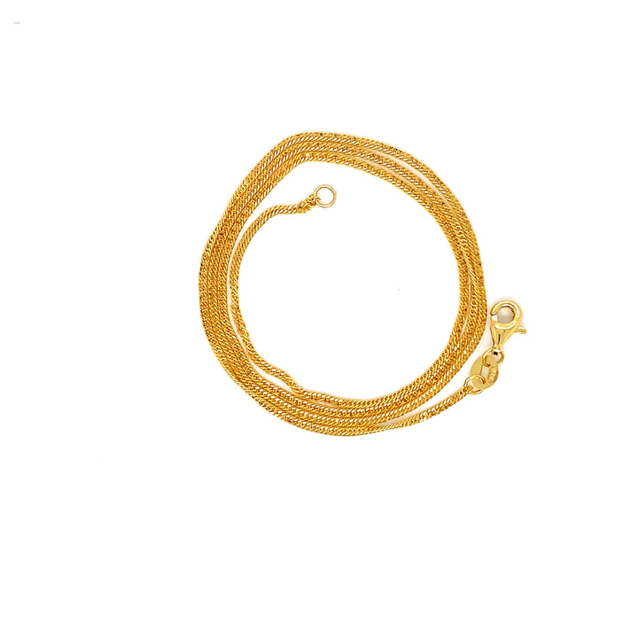 22K YG Fancy Chain-1pc