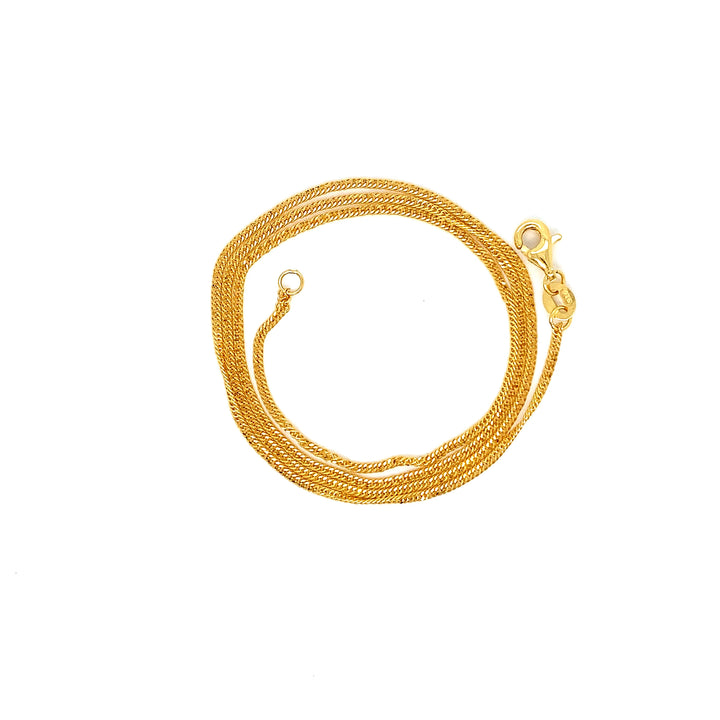 22K YG Fancy Chain-1pc