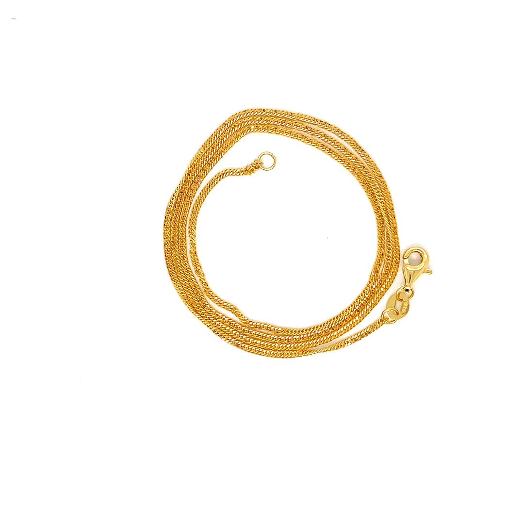 22K YG Fancy Chain-1pc