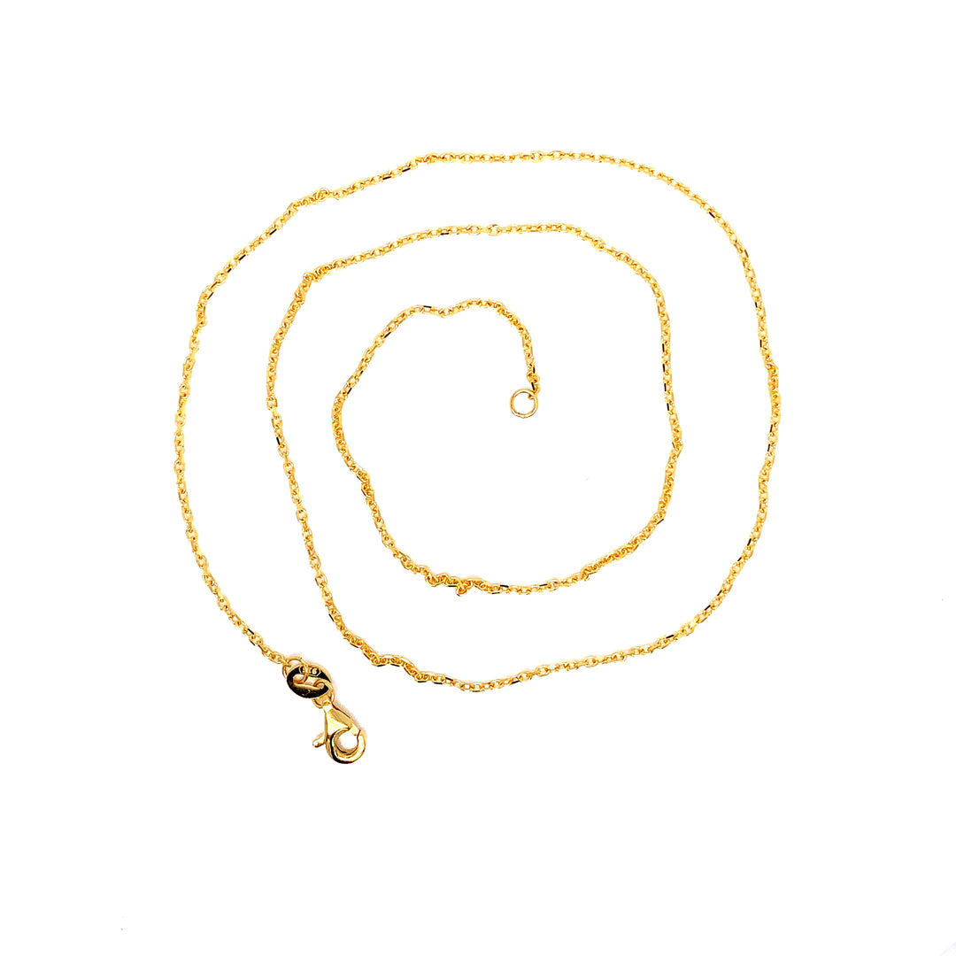 22K YG Link Chain-1pc