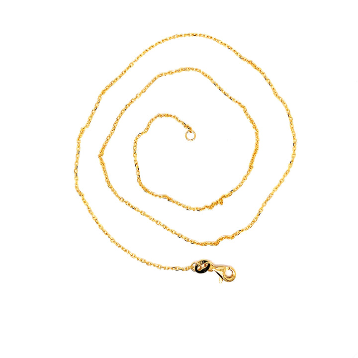 22K YG Link Chain-1pc
