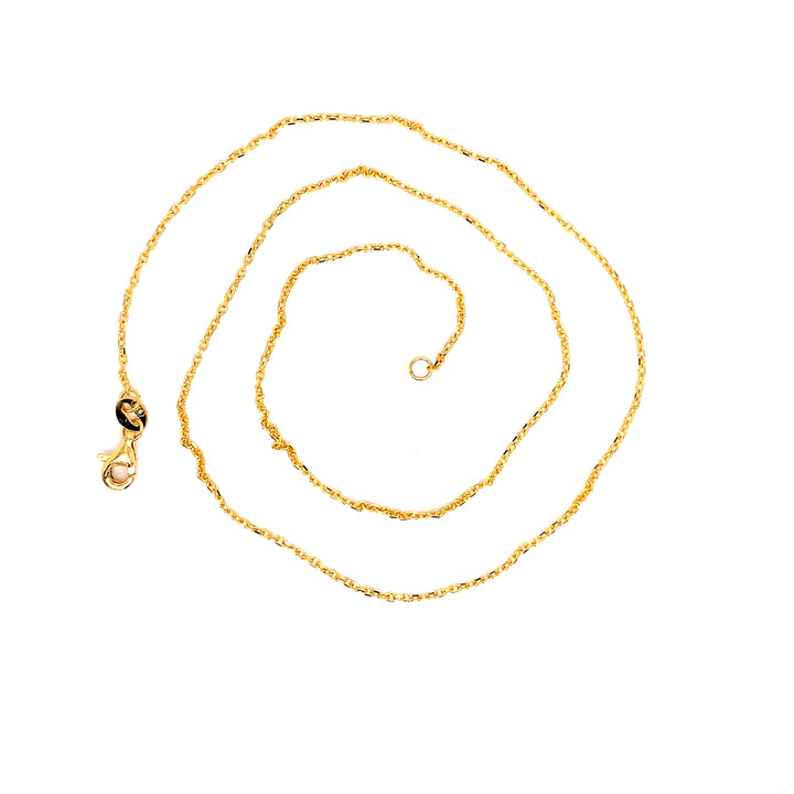 22K YG Link Chain-1pc