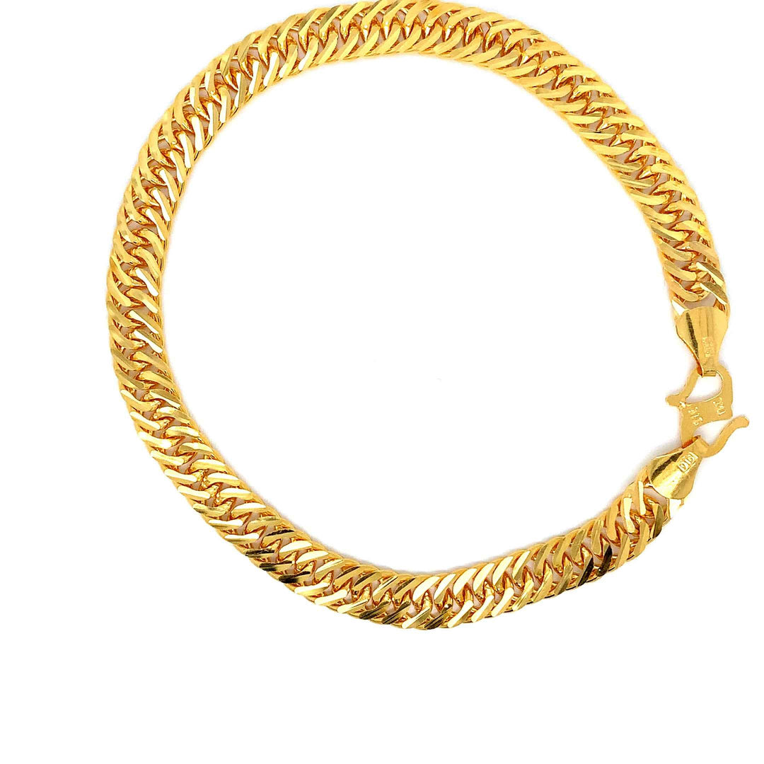 22K YG Cuban Bracelet-1pc