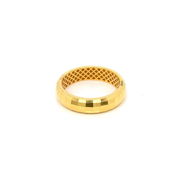 22K YG Fancy Band Ring-1pc