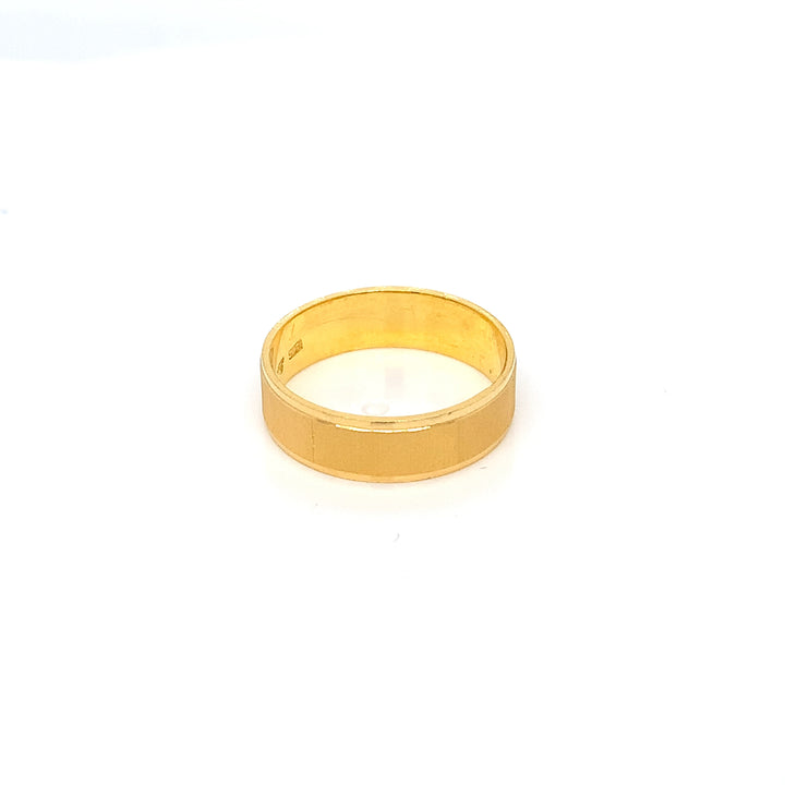 22K YG Fancy Band Ring-1pc