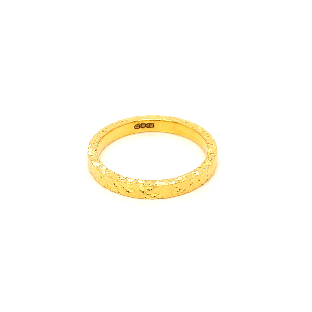 22K YG Fancy Band Ring-1pc
