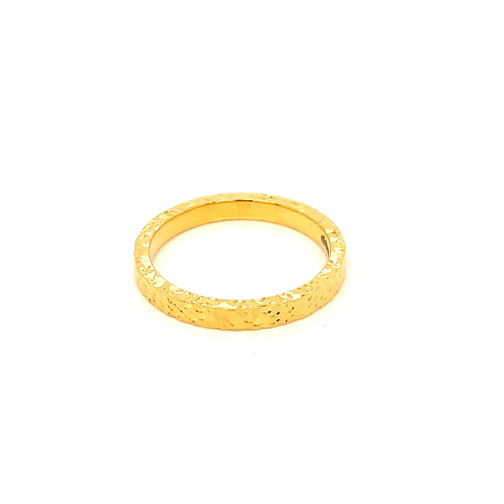 22K YG Fancy Band Ring-1pc