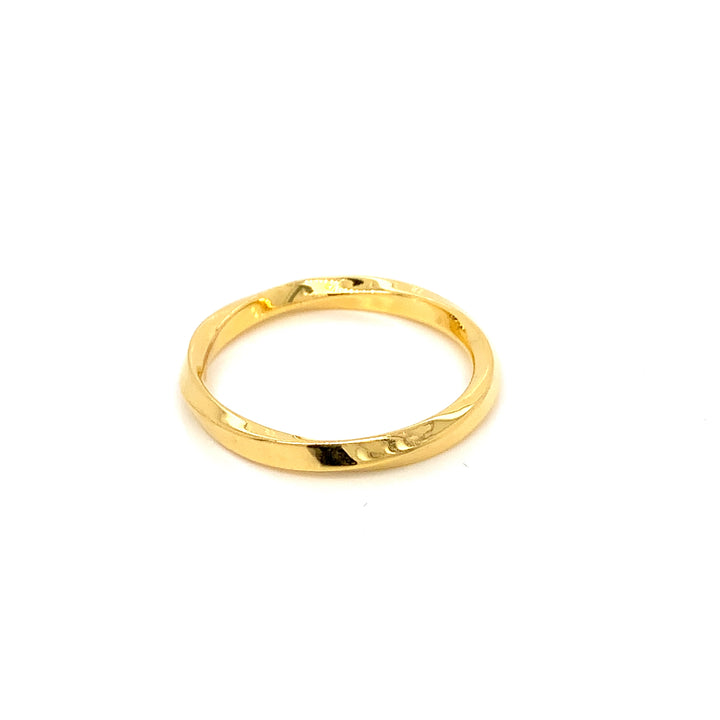 22K YG Fancy Band Ring-1pc