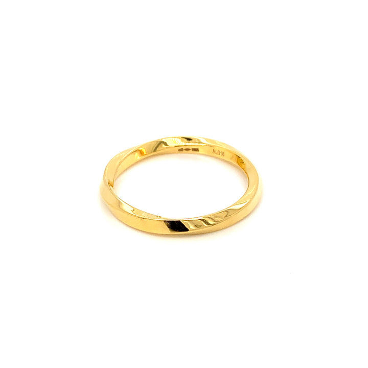 22K YG Fancy Band Ring-1pc