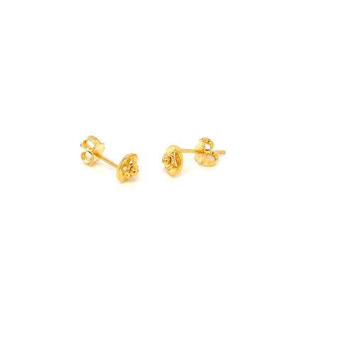 22K YG Fancy Earring-1pair