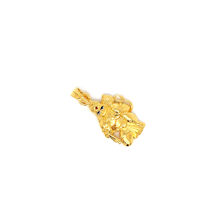 22K YG Hanuman Pendant-1pc