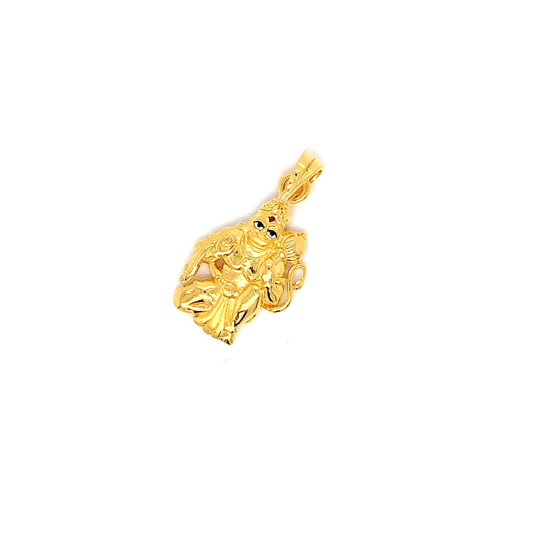 22K YG Hanuman Pendant-1pc