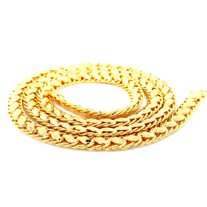 22K YG Fancy Chain-1pc