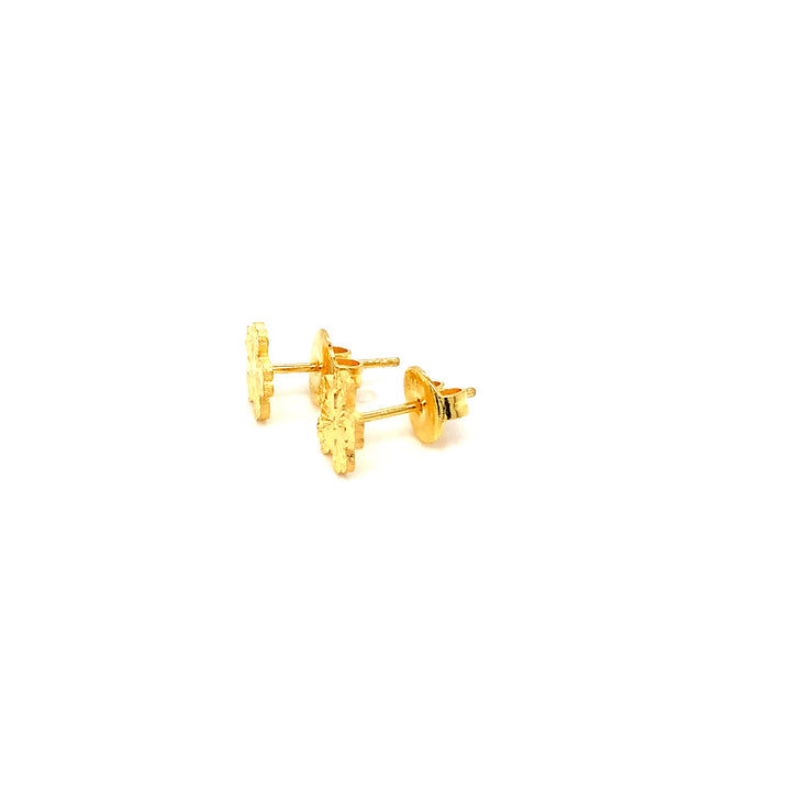 22K YG Fancy Earring-1pair